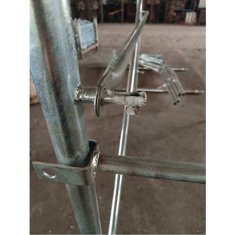 Pin type Italian frame scaffolding
