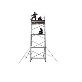 Aluminum scaffolding tower